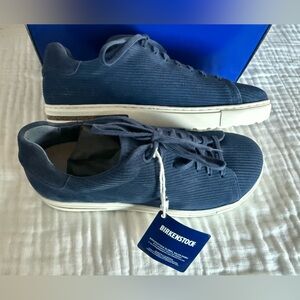 NWT Birkenstock Bend Low Suede Embossed Sneakers Size 41 Regular/Wide
